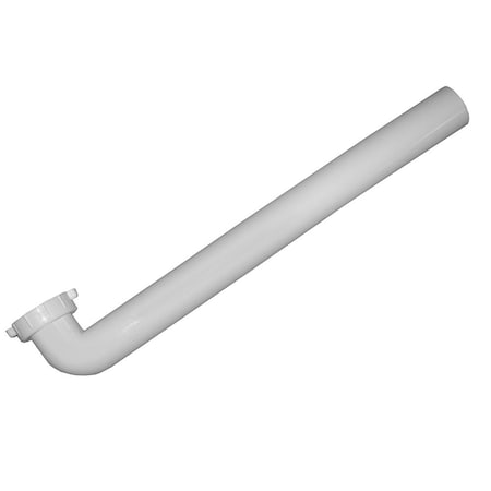 Jones Stephens 1-1/2in. x 16in. White Plastic Direct Connection Waste Arm P37017